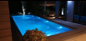 Infinity Glass Rim Flow Pool